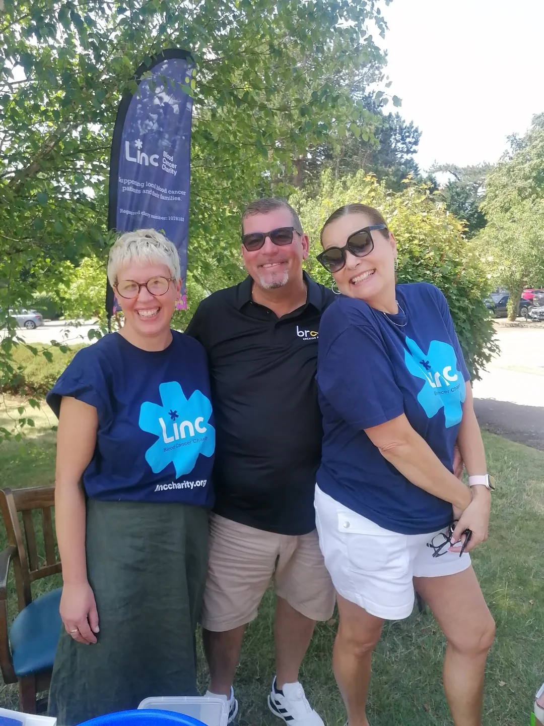 The Brace team supporting Linc Blood Cancer Charity